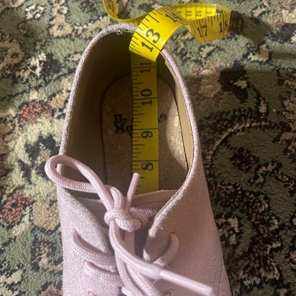 Dr. Martens 1461 Iced Pink Suede Oxford Shoes - Picture 9 of 12